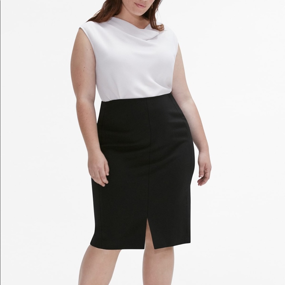 Mm Lafleur Greenpoint skirt black size 14